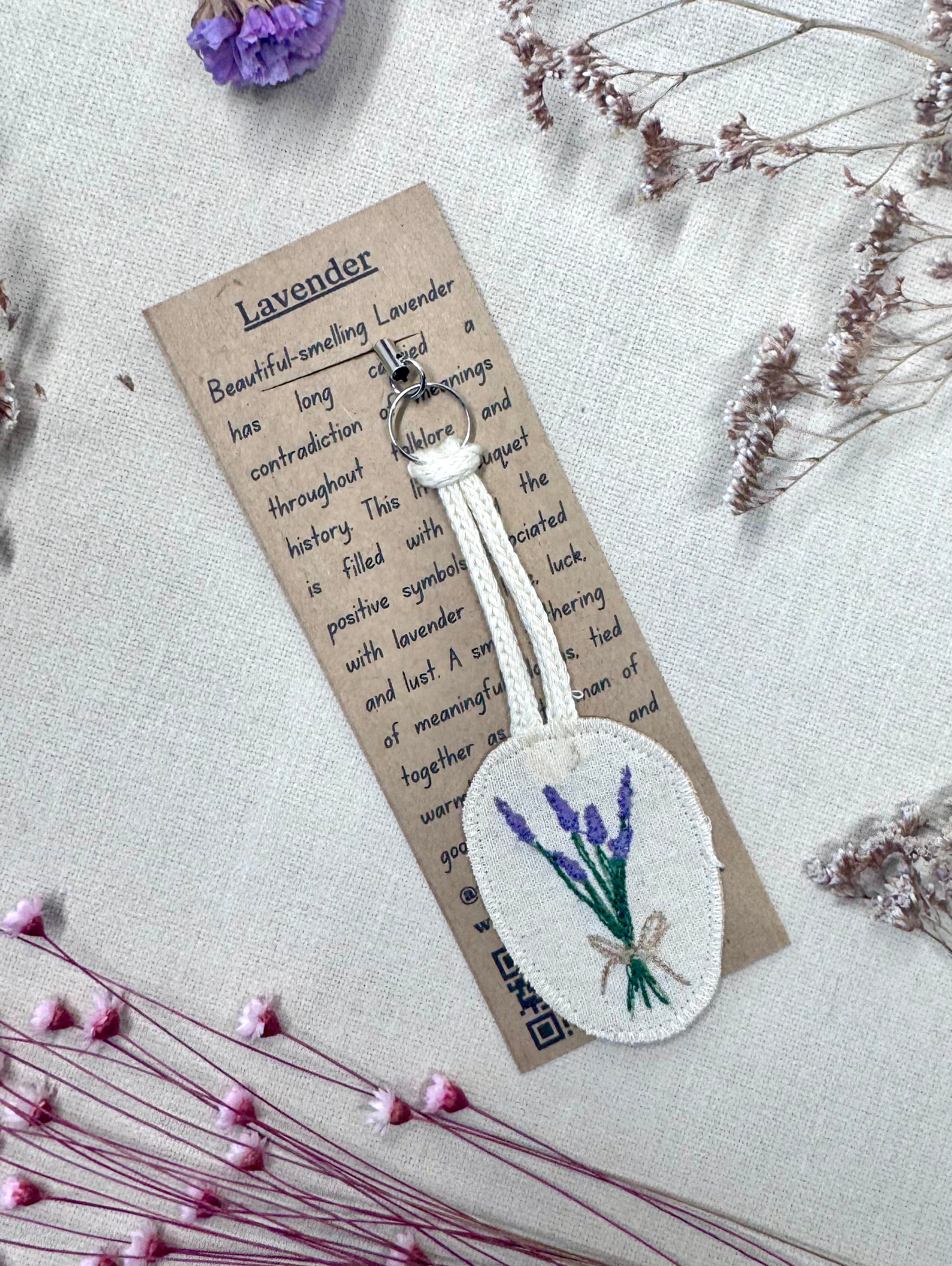Lavender "Lucky" Bouquet Talisman Phone Charm