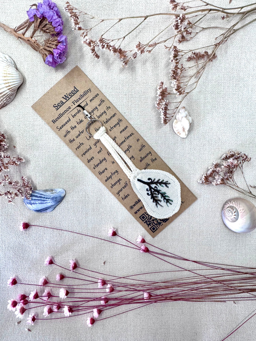 Sea Weed "Resilience" Talisman Phone Charm