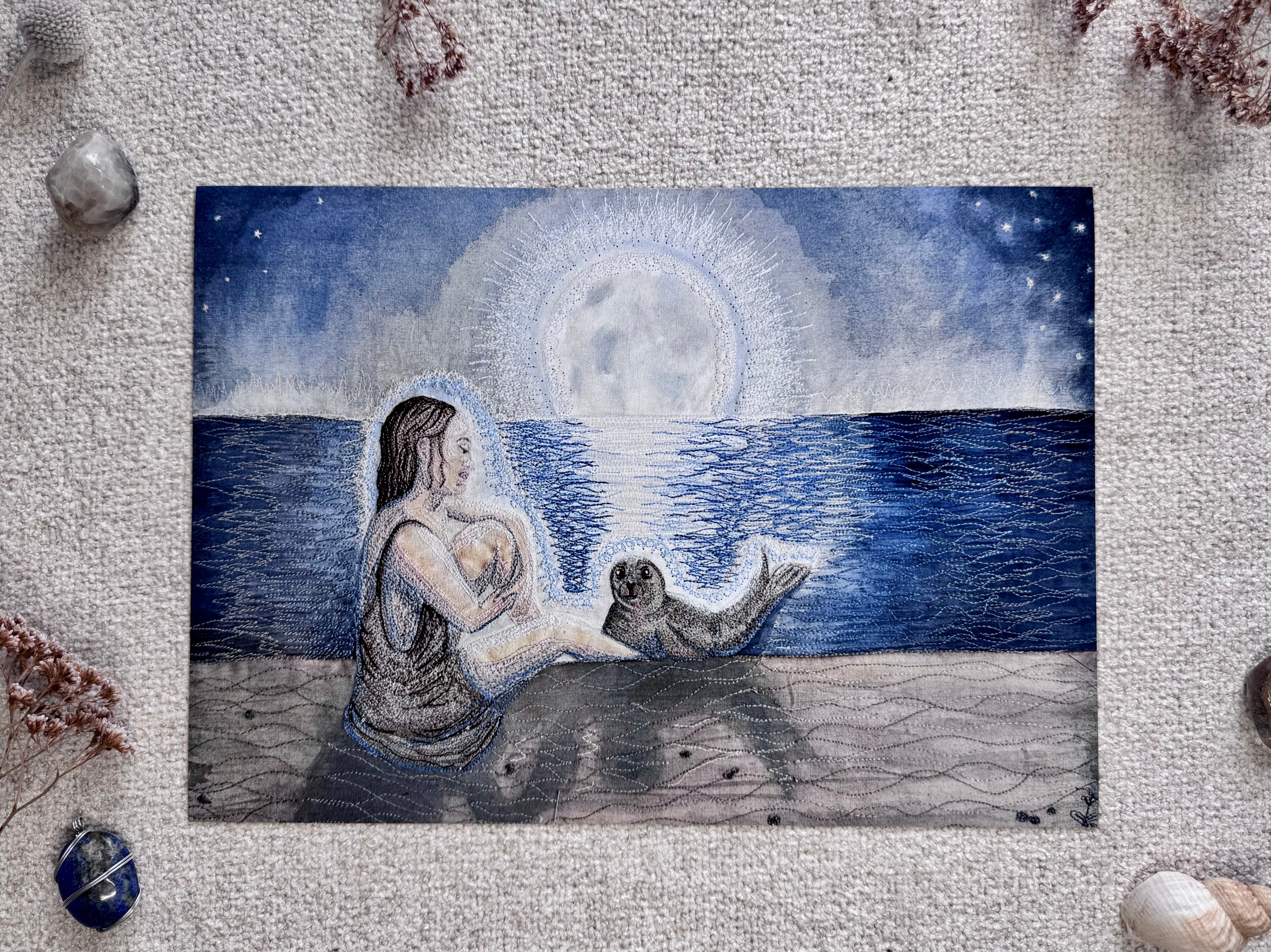 Selkie Woman "Belonging" Print