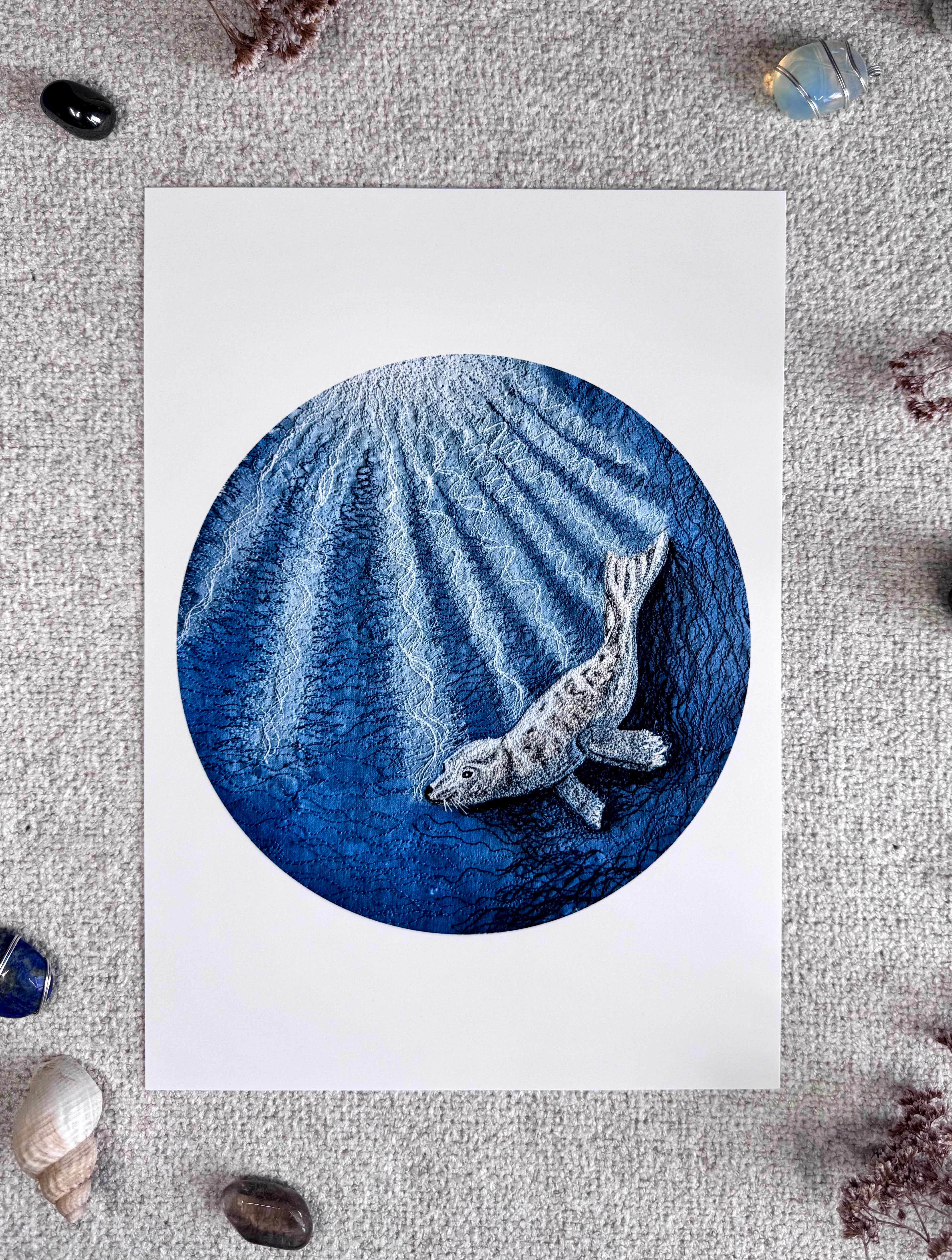 Selkie “Seal – Freedom” Print