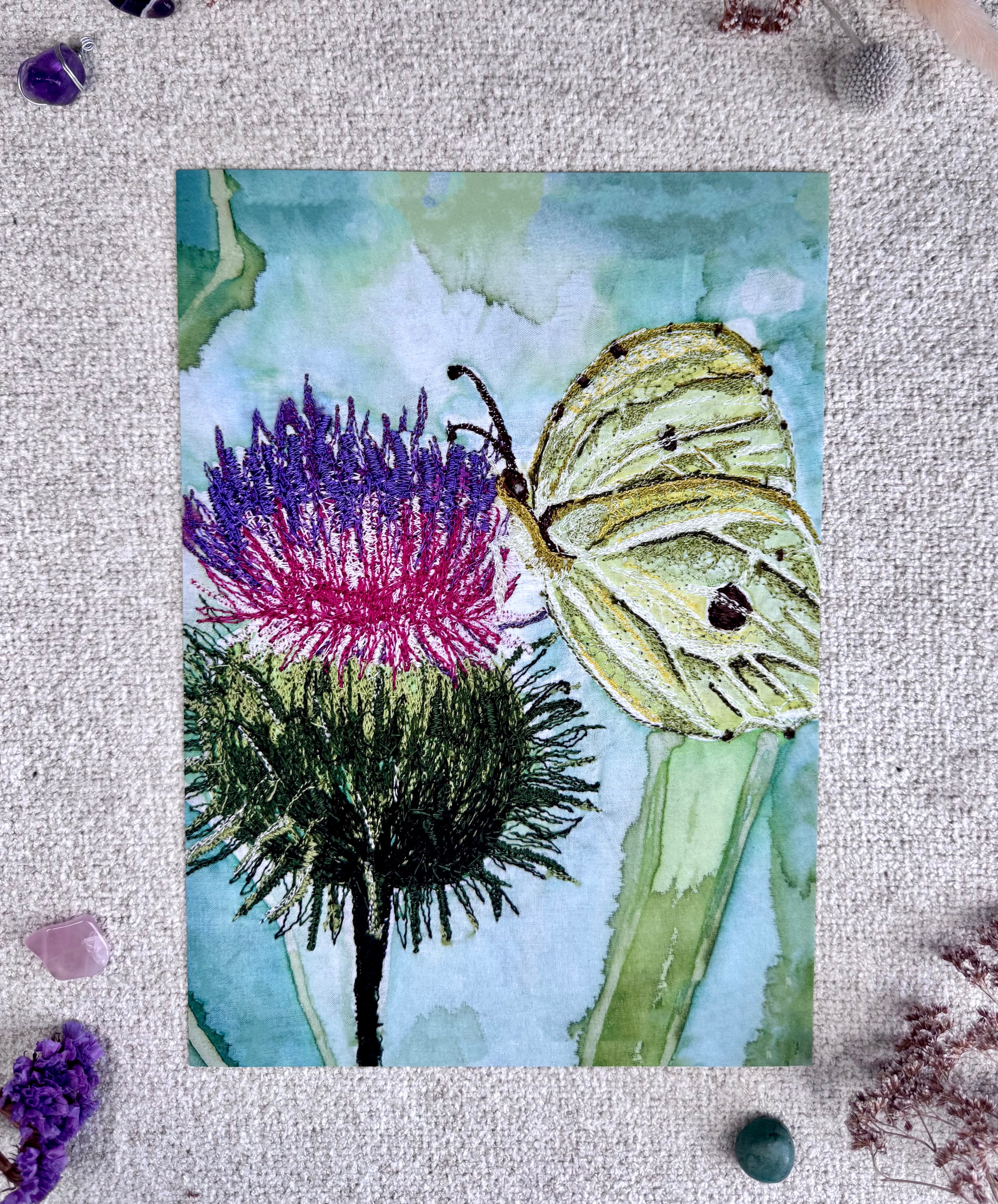 Brimstone Butterfly “Hope” Print