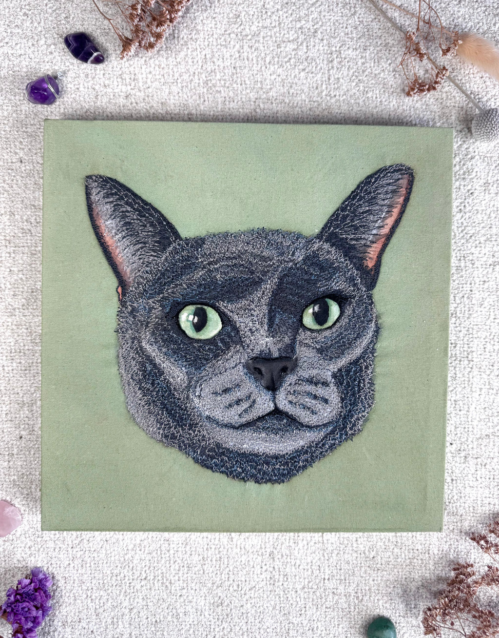 Custom Pet Portrait Commission - 10"x10" Artwork