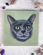 Custom Pet Portrait Commission - 10"x10" Artwork