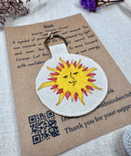 Sun Talisman Key Ring image 0
