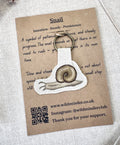 Snail Talisman Key Ring image 0
