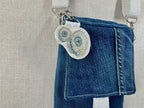 Selkie “Time Passing - Barnacles” Talisman – Free Motion Embroidered Patch / Bag Charm image 2