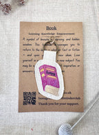 Fantasy Book Talisman Key Ring image 1