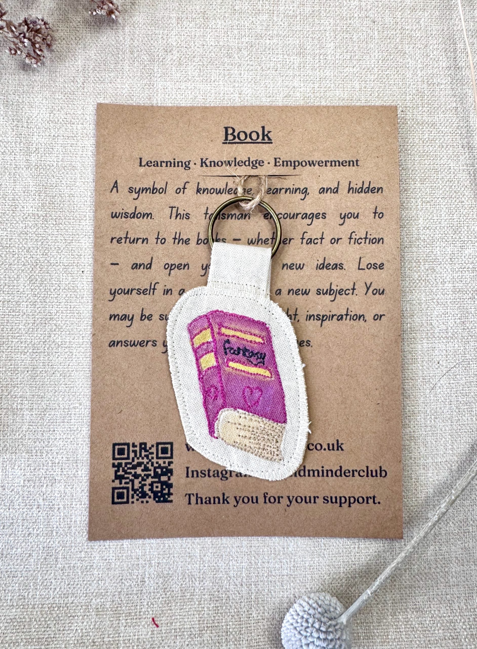 Fantasy Book Talisman Key Ring image 1