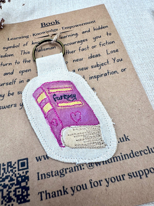 Fantasy Book Talisman Key Ring image 0