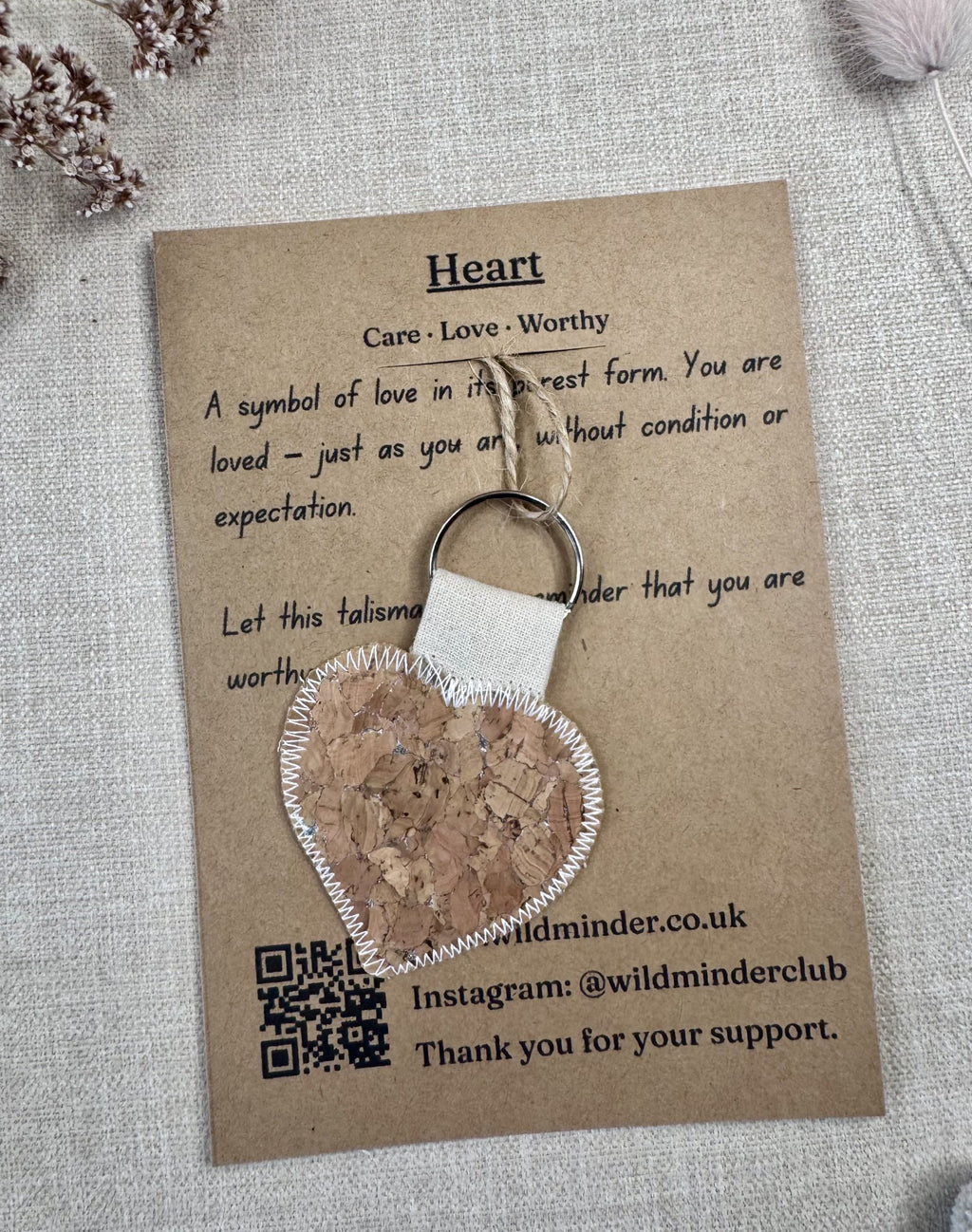 Heart Talisman Key Ring image 1