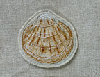 Selkie “The Reminders - Shell” Talismans – Free Motion Embroidered Patch / Bag Charm image