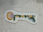 Selkie “Seal Key - True Nature Unlocked” Talisman – Free Motion Embroidered Patch / Bag Charm - Iron-on Patch image