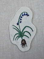 Bluebell “Magic” Talisman – Free Motion Embroidered Patch / Bag Charm image