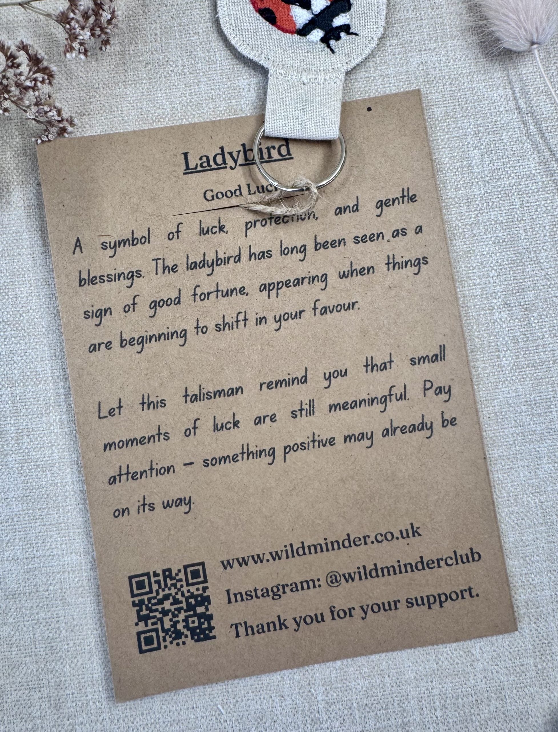 Lady Bird Talisman Key Ring image 1