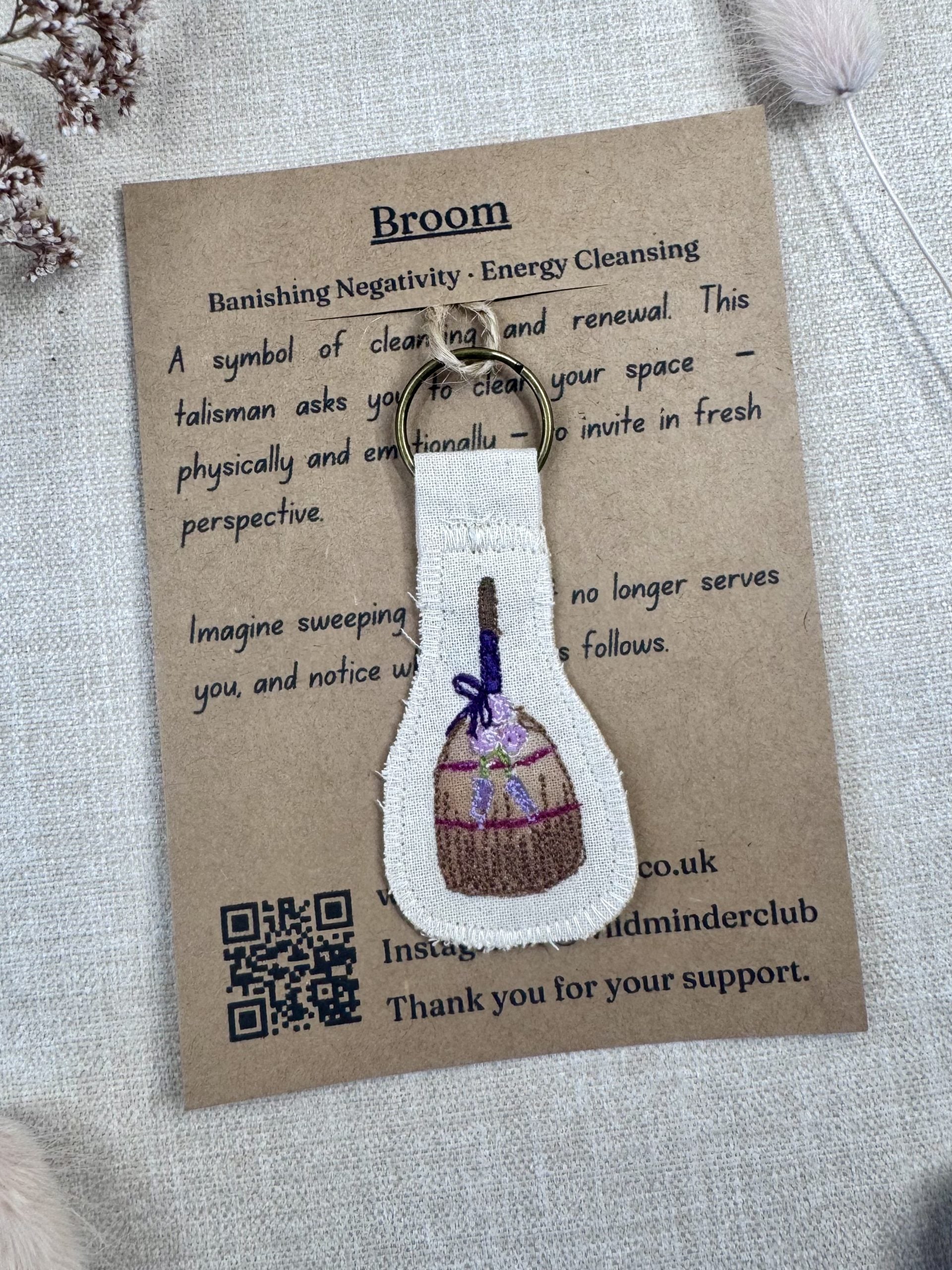 Broom Talisman Key Ring image 0