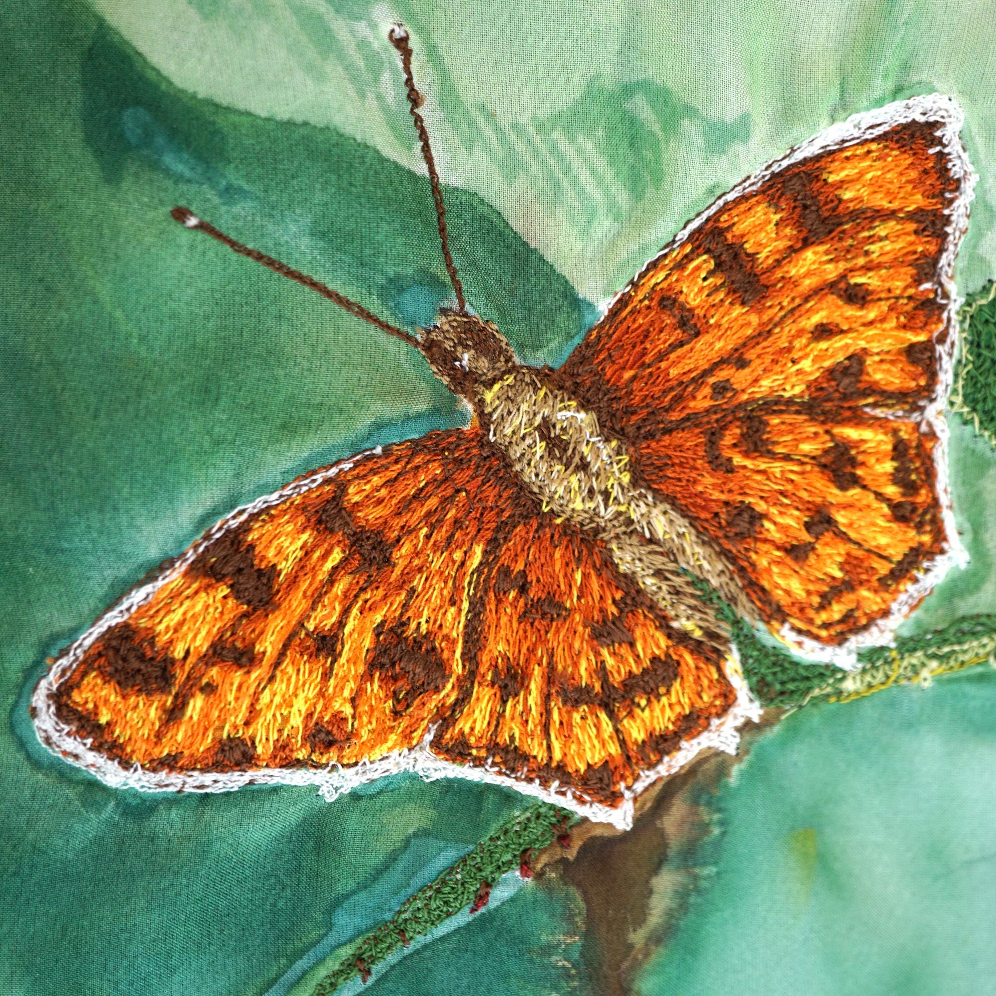 Comma Butterfly "Resilience" Wearable Art
