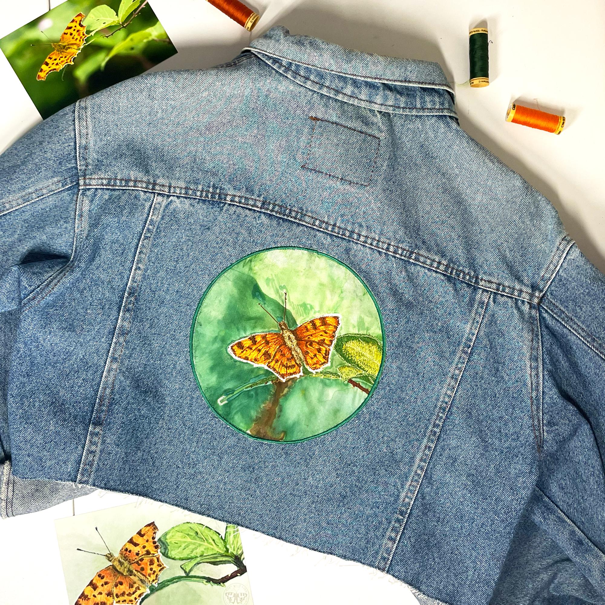 Comma Butterfly "Resilience" Wearable Art