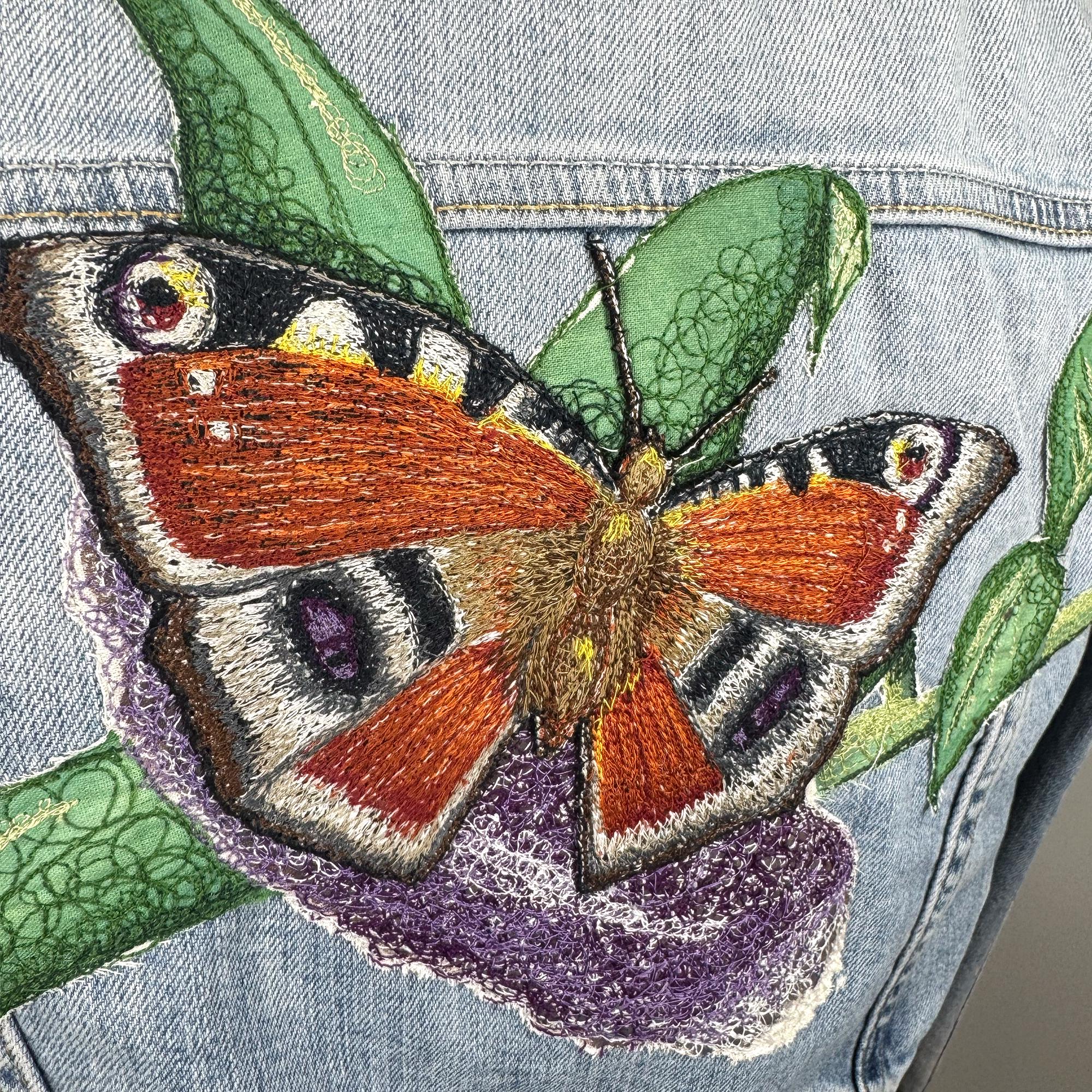Peacock Butterfly "Protection" Wearable Art