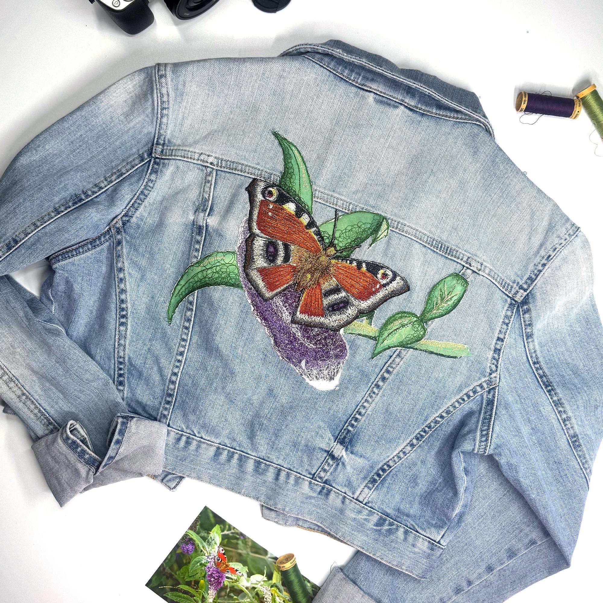Peacock Butterfly "Protection" Wearable Art