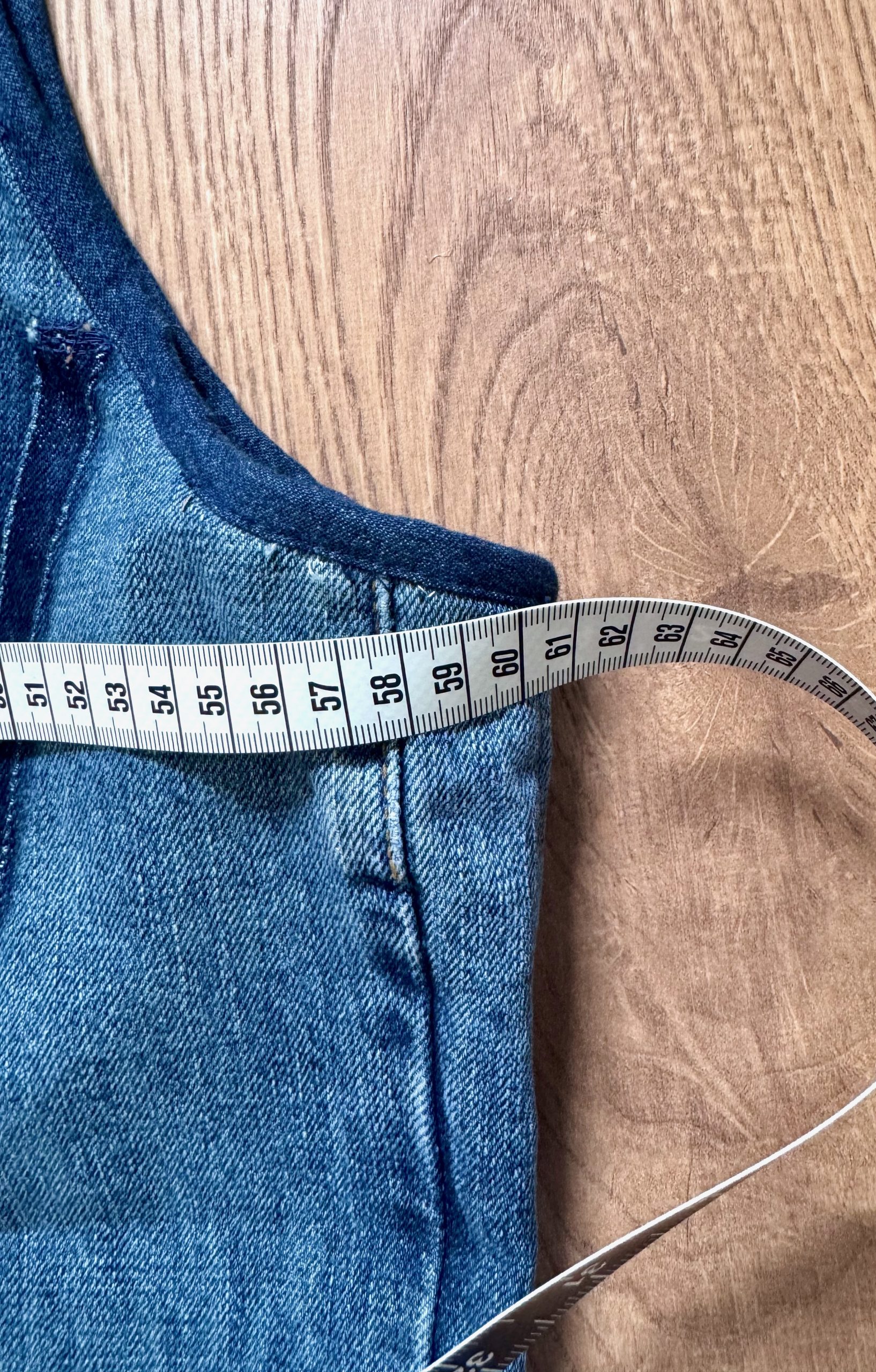 Selkie “Seal – Freedom” Wearable Art – Upcycled oversized denim Gilet - Image 13