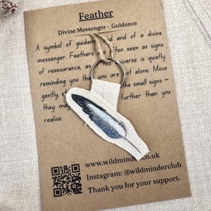 A photo of Feather Talisman Keyring